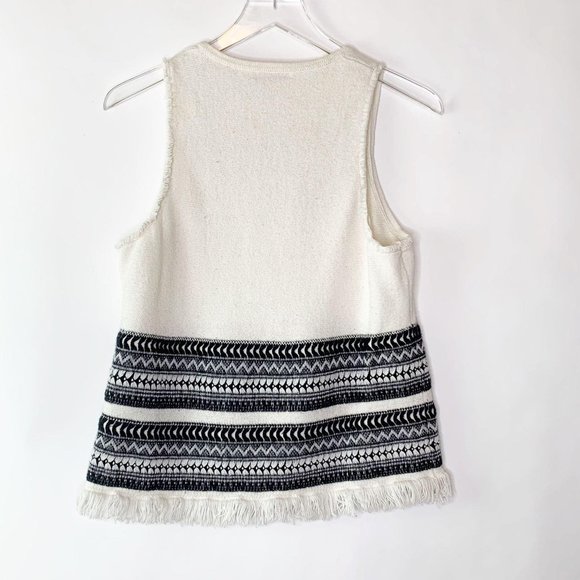 Madewell Villagrove Sweater Tank in Bright Ivory - Picture 3 of 6